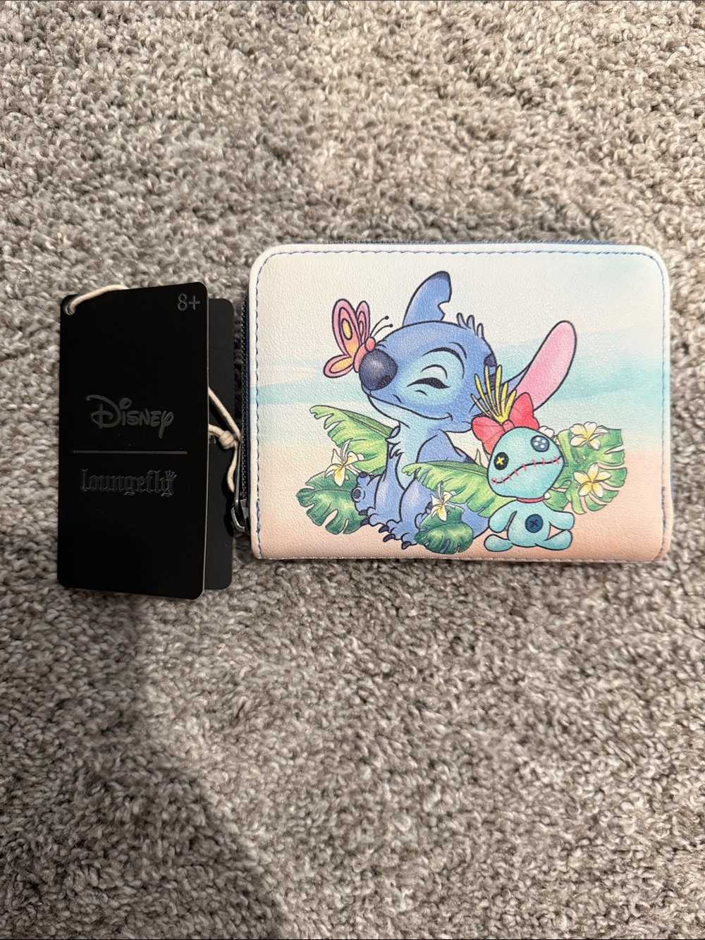Loungefly Pastel Stitch & Scrump Zip Wallet